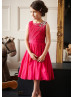 Beaded Pleated Chiffon Boho Beach Flower Girl Dress